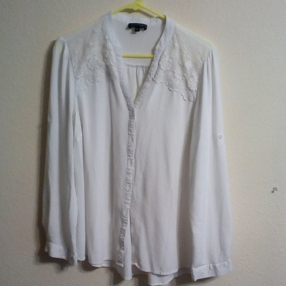 White Spenser blouse